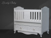 Кроватка Lovely baby MIRAGE 120*60 белый