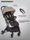 Коляска прогулочная Indigo Onyx Бежевый