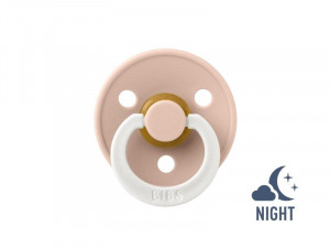 Пустышка латексная BIBS Colour Blush Glow 0-6 месяцев, Арт.100256 - фото 1