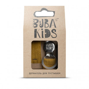 Держатель для пустышки из крапивы Рами Куркума, Арт.BKR00005