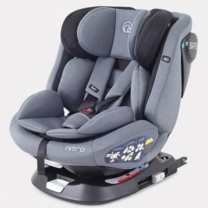 Автокресло Rant UB619 Nitro isofix 0/1/2/3 (0-36 кг) Grey/Black