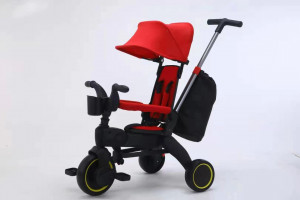 Велоколяска Luxmom S7 красный