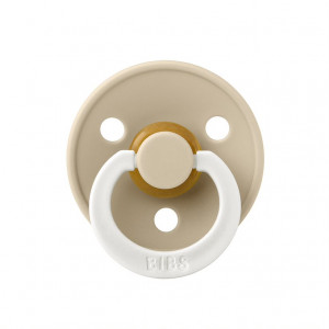 Пустышка латексная BIBS Colour Vanilla Glow 18-36 месяцев - фото 1
