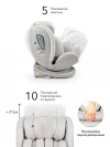 Автокресло Happy Baby I-Unix 0/1/2/3 (0-36кг) warm grey