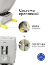 Автокресло Happy Baby I-Unix 0/1/2/3 (0-36кг) warm grey