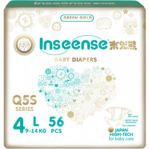 Подгузники   L (9-14 кг) Inseense Q5S 56шт (6) С - фото 1