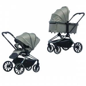 Коляска 2 в 1 Labala Raiz Light grey (07LGR) 2023