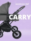 Коляска 2 в 1 Indigo Carry серый