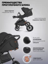 Коляска 2 в 1 Indigo Ultra черный