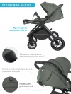 Коляска 2 в 1 Indigo Ultra зеленый