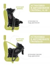 Автокресло Indigo Max-X isofix 0/1/2/3 (0-36 кг) графит