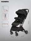 Коляска прогулочная Indigo Onyx черный