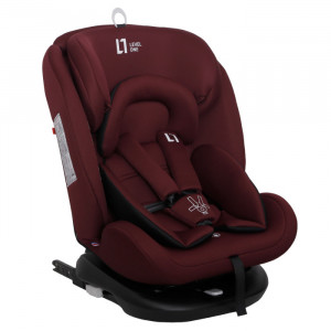 Автокресло Еду-Еду KS360 Isofix 0/1/2/3 (0-36кг) Level One bordo