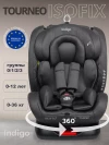 Автокресло Indigo Tourneo isofix 0/1/2/3 (0-36кг) черный