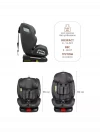 Автокресло Indigo Tourneo isofix 0/1/2/3 (0-36кг) черный