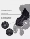 Коляска 3 в 1 Rant Flex Pro RA075 Black