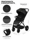 Коляска прогулочная Indigo Delta черный
