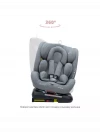 Автокресло Indigo Tourneo isofix 0/1/2/3 (0-36кг) серый-зеленый