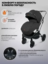 Коляска 3 в 1 Indigo Carry черный