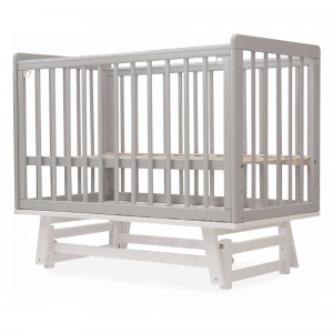 Кроватка Sweet Baby Palladio с маятником 120*60 Серый/Белый