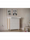 Комод Incanto Nuvolla Lux 800/5 белый/бук