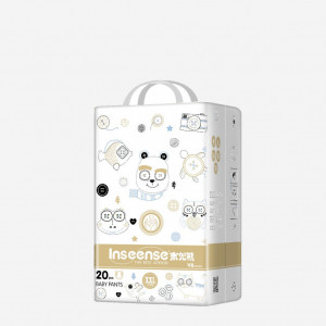 Трусики-подгузники супертонкие XXL (15+кг) Inseense V6/20шт (золотая упаковка) (6)