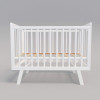 Кроватка Incanto Anniken New 120*60 без маятника белый/белый