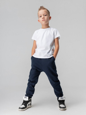 Брюки (Цвет темно-синий, Размер 92-98), 6-338U - фото 1