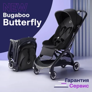 Коляска прогулочная Bugaboo Butterfly complete Black/Midnight black - Midnight black  - фото 1