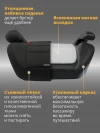 Бустер Indigo Cross 3 (22-36кг) черный
