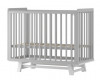 Кроватка Incanto Anniken 120*60 с маятником серый/серый
