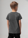 Футболка (Цвет серый (черный), Размер 122-128), 4-316U