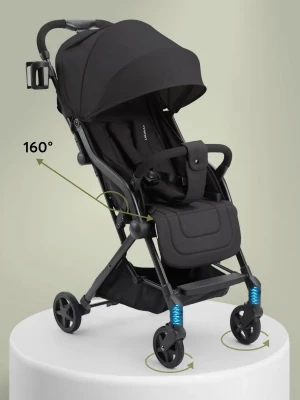 Коляска прогулочная Happy Baby Umma true black
