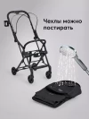 Коляска прогулочная Happy Baby Umma dark grey
