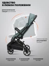 Коляска прогулочная Indigo Mega голубой