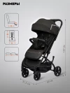 Коляска прогулочная Indigo Mega черный