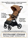 Коляска прогулочная Ining Baby Zac KR336 Khaki