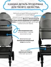 Коляска 2 в 1 Ining Baby 773 F grey