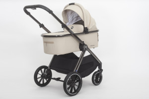 Коляска 2 в 1 Ining Baby KR 345 Pro khaki - фото 1