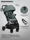 Коляска прогулочная Indigo Mega зеленый