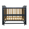 Кроватка Sweet Baby Elegante 120*60 с маятником графит/дуб