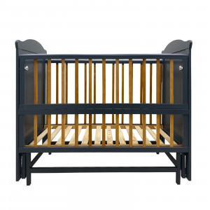 Кроватка Sweet Baby Elegante 120*60 с маятником графит/дуб