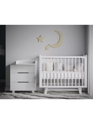 Кроватка Incanto Anniken Ecco 120*60 с маятником белый - фото 1