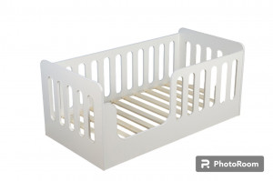 Кровать подростковая Мой малыш Wooden Bed-3 160*80 белый