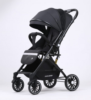 Коляска прогулочная Ining Baby K313-2A Pro Black  - фото 1