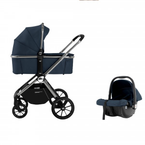 Коляска 3 в 1 Sweet Baby Vento Silver Blue