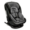 Автокресло Indigo Advanced isofix 0/1/2/3 (0-36 кг) серый-черный