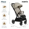 Коляска прогулочная Pituso Matrix PU Cappuccino New