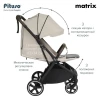 Коляска прогулочная Pituso Matrix PU Cappuccino New