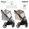 Коляска прогулочная Pituso Matrix PU Cappuccino New